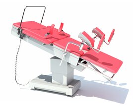 Gynecology Examination Table Modello 3D