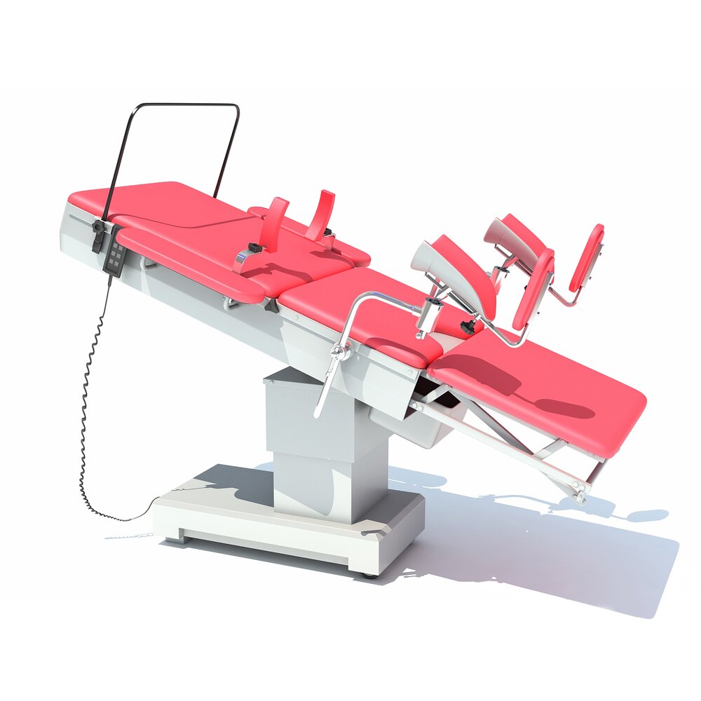 Gynecology Examination Table 3D-Modell