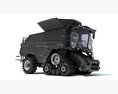 Track-Front Combine Harvester Without Crop Header 3d model top view