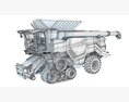 Track-Front Combine Harvester Without Crop Header 3D-Modell