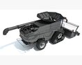 Track-Wheeled Combine Harvester 3D-Modell