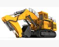 Tracked Mining Excavator 3d model dashboard