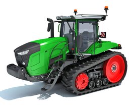 Two Track Tractor 3D model