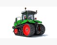 Two Track Tractor 3D модель side view