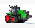 Two Track Tractor 3D 모델  top view