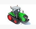 Two Track Tractor Modelo 3D vista frontal