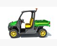 Utility Vehicle 3D 모델  back view