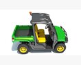 Utility Vehicle 3D-Modell Draufsicht