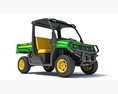 Utility Vehicle 3Dモデル clay render
