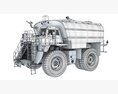 Water Delivery Off Highway Truck 3D 모델 