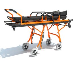 Ambulance Stretcher Trolley 3D model