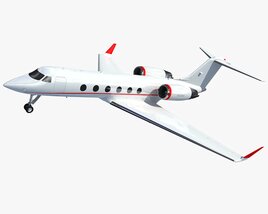 Business Jet Aircraft 3D-Modell