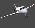 Business Jet Aircraft Modelo 3d