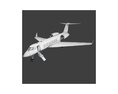 Business Jet Aircraft 3Dモデル