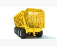 Cane Transfer Trailer 3D 모델  side view