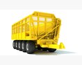 Cane Transfer Trailer 3D 모델  clay render