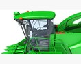 Corn Silage Harvester With Maize Header 3d model
