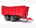 Heavy-Duty Agricultural Trailer 3Dモデル