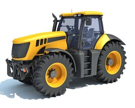 Medium-Duty Agricultural Tractor 3D model