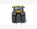 Medium-Duty Agricultural Tractor Modèle 3d vue de côté