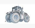 Medium-Duty Agricultural Tractor Modello 3D
