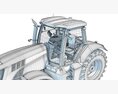 Medium-Duty Agricultural Tractor Modello 3D