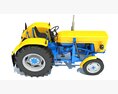 Old Classic Tractor Modelo 3d