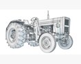 Old Classic Tractor 3D 모델 