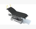 Patient Stretcher Trolley 3D модель
