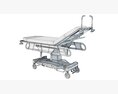 Patient Stretcher Trolley 3D模型