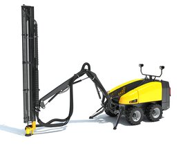 Top Hammer Drill Rig 3Dモデル