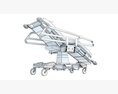 Emergency Stretcher Trolley Modello 3D