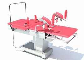 Gynecological Procedure Table 3D模型