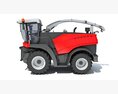 Self-Propelled Forage Harvester 3Dモデル 後ろ姿