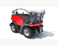 Self-Propelled Forage Harvester 3D модель front view