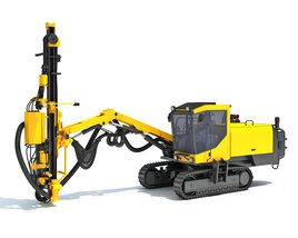 Surface Drill Rig 3D 모델 