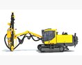 Surface Drill Rig 3D модель back view