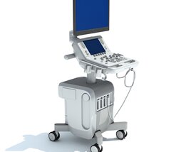 Ultrasound System Scanner 3D 모델 