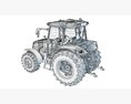 Ursus Tractor 3d model