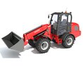 Compact Loader With Front Scoop Bucket 3D 모델 