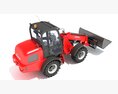 Compact Loader With Front Scoop Bucket Modello 3D
