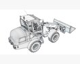 Compact Loader With Front Scoop Bucket 3Dモデル