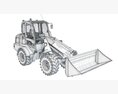 Compact Loader With Front Scoop Bucket Modèle 3d