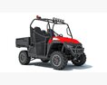 Compact Two-Seat UTV Utility Vehicle 3D-Modell Draufsicht