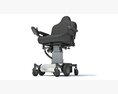 Electric Wheelchair 3d model