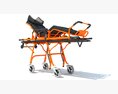 Emergency Medical Stretcher Trolley 3D-Modell