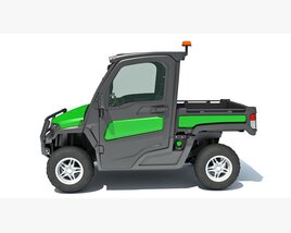 Enclosed Cab Utility Vehicle 3D-Modell