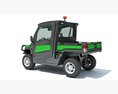 Enclosed Cab Utility Vehicle 3D-Modell Rückansicht