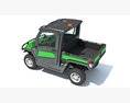 Enclosed Cab Utility Vehicle 3D 모델  wire render