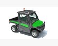 Enclosed Cab Utility Vehicle 3D-Modell Draufsicht